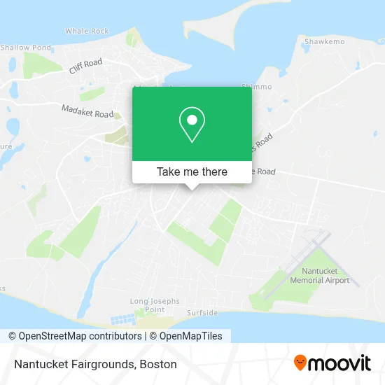 Nantucket Fairgrounds map