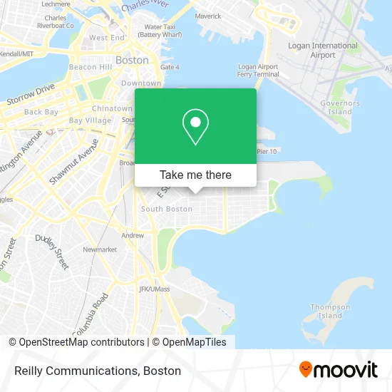 Reilly Communications map