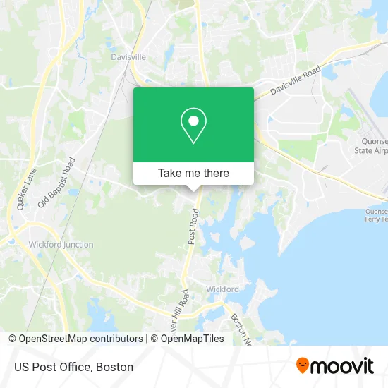 Us Post Office map