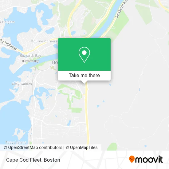 Cape Cod Fleet map