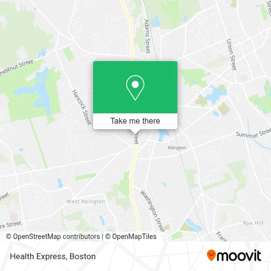 Health Express map