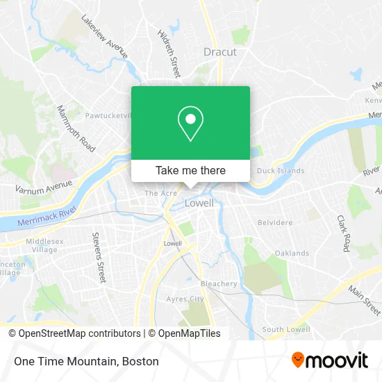 One Time Mountain map