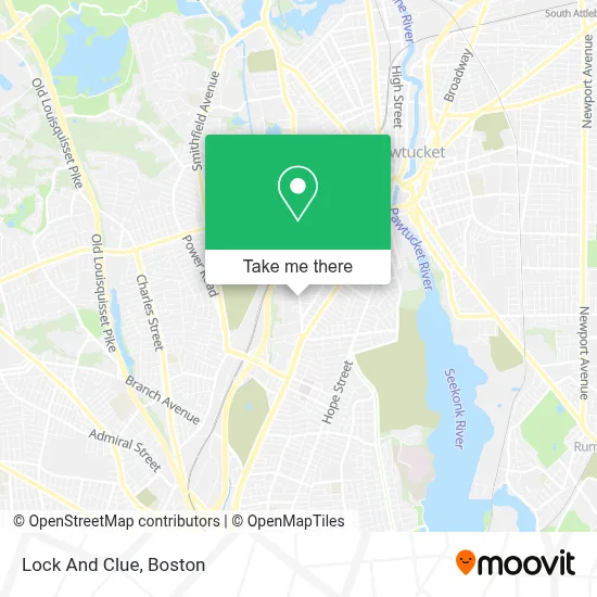Lock And Clue map