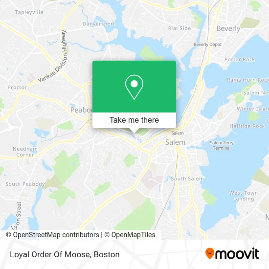 Loyal Order Of Moose map