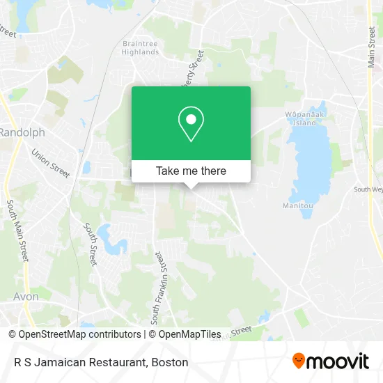 R S Jamaican Restaurant map