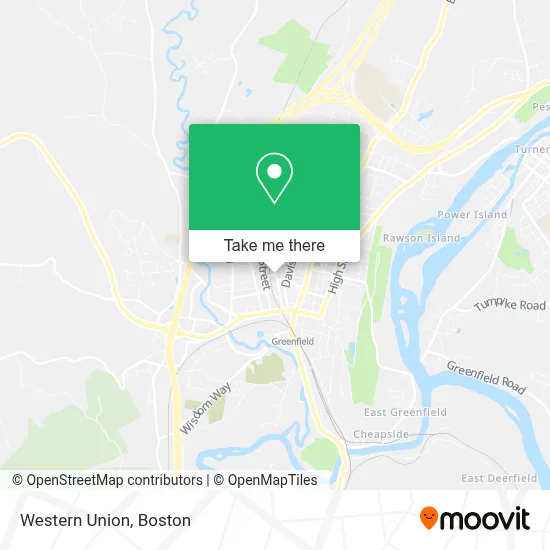 Western Union map