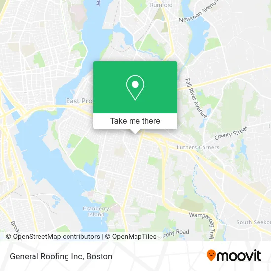 General Roofing Inc map
