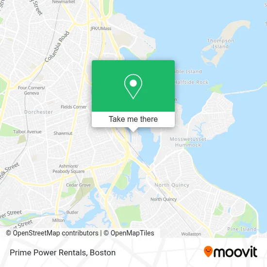 Prime Power Rentals map