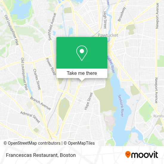 Francescas Restaurant map