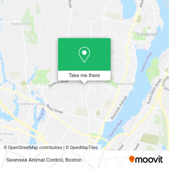 Swansea Animal Control map