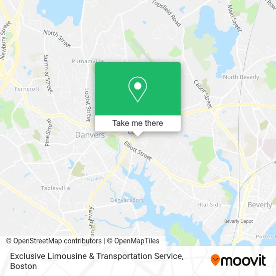 Exclusive Limousine & Transportation Service map