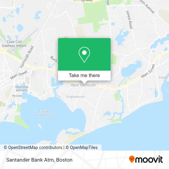 Santander Bank Atm map