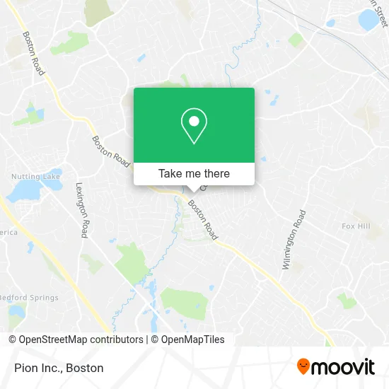 Pion Inc. map