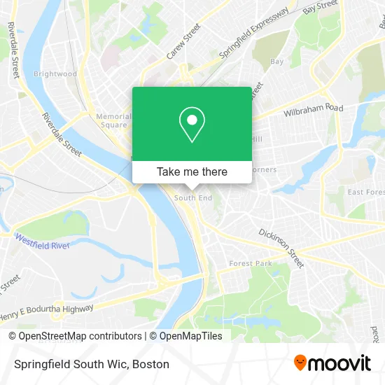 Springfield South Wic map