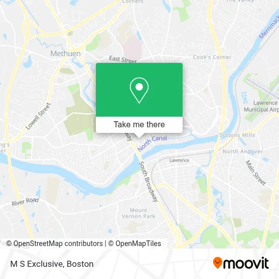 M S Exclusive map