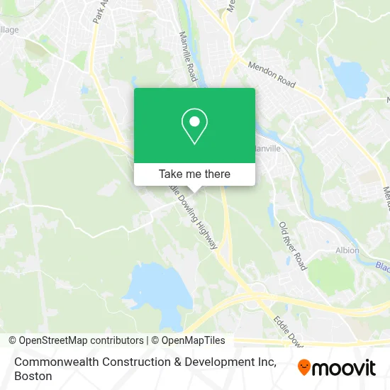 Commonwealth Construction & Development Inc map