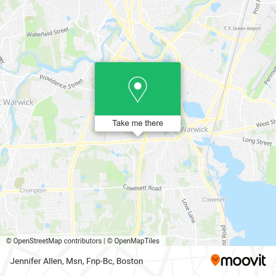 Jennifer Allen, Msn, Fnp-Bc map