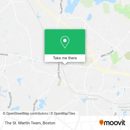 The St. Martin Team map
