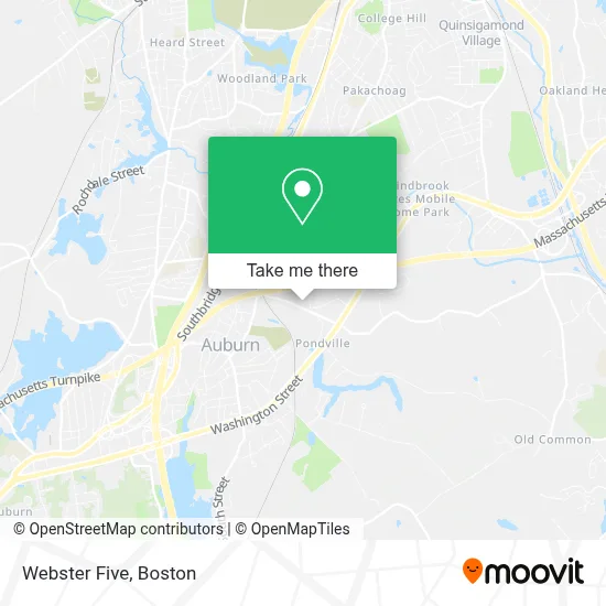 Webster Five map
