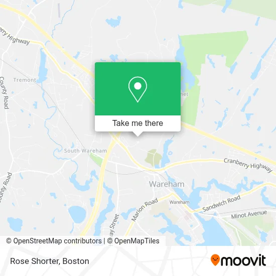 Rose Shorter map