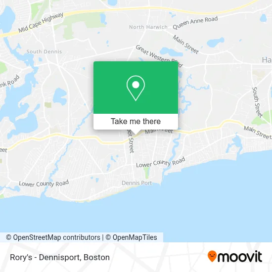 Rory's - Dennisport map