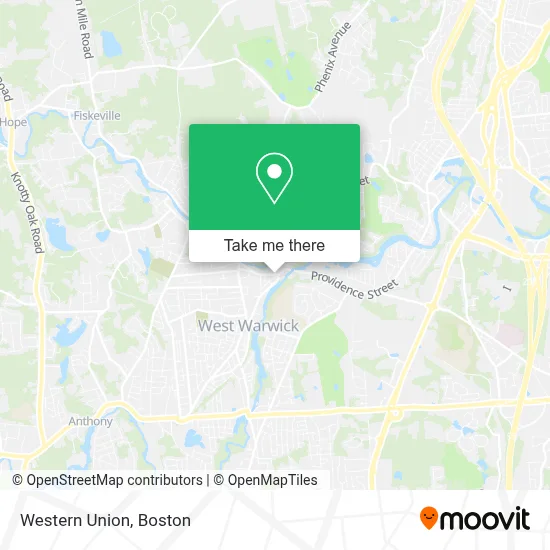 Western Union map