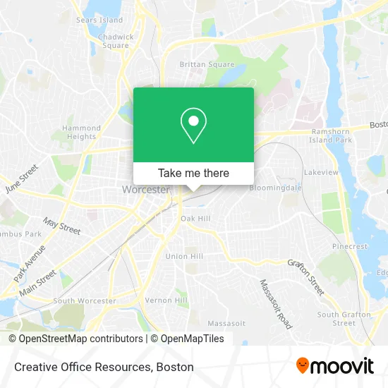 Creative Office Resources map