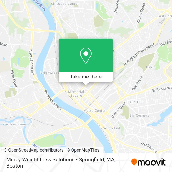 Mercy Weight Loss Solutions - Springfield, MA map