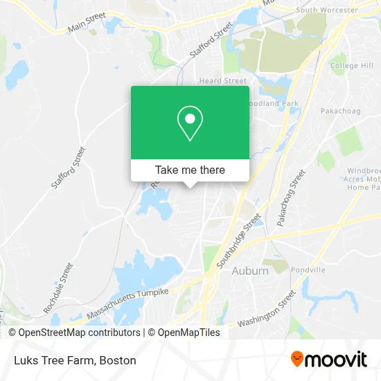 Luks Tree Farm map