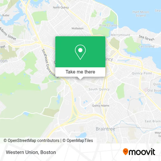 Western Union map