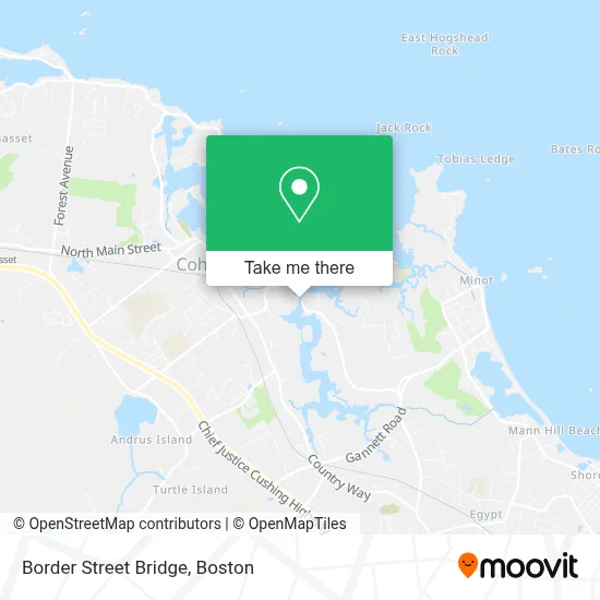Border Street Bridge map