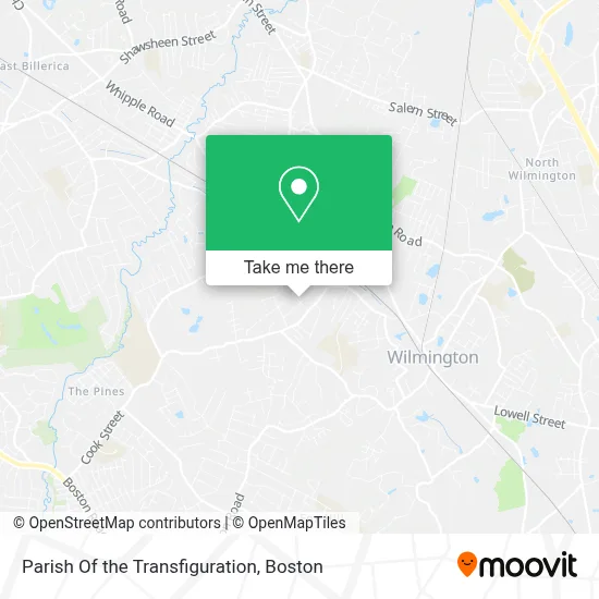 Parish Of the Transfiguration map