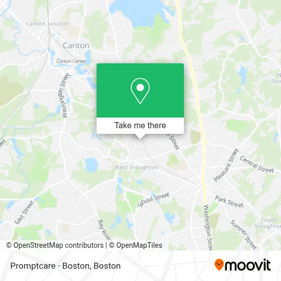 Promptcare - Boston map