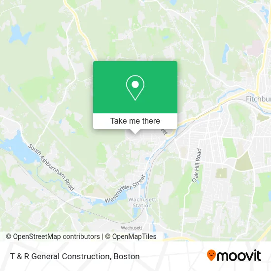 T & R General Construction map
