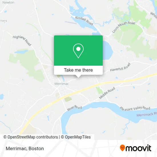 Merrimac map
