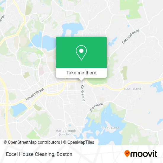 Excel House Cleaning map