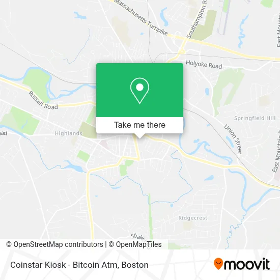 Coinstar Kiosk - Bitcoin Atm map