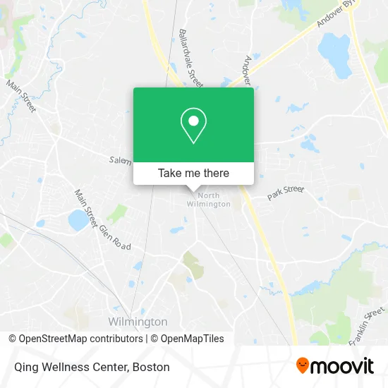 Qing Wellness Center map