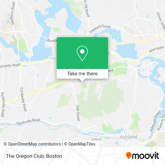 The Oregon Club map