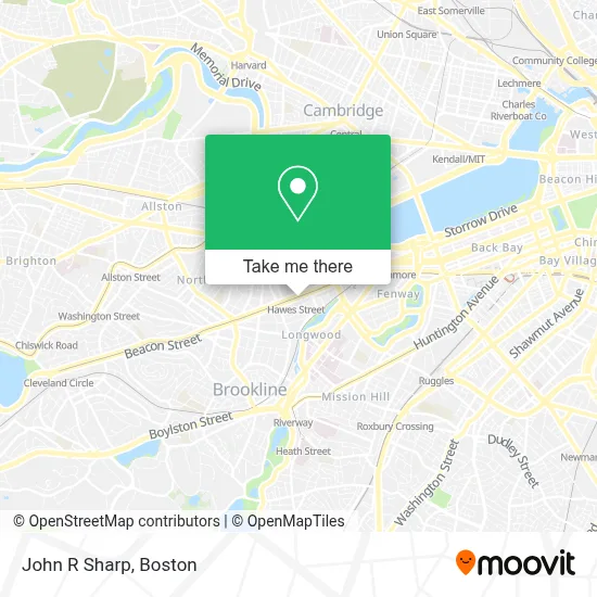 John R Sharp map