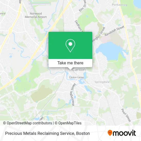 Precious Metals Reclaiming Service map