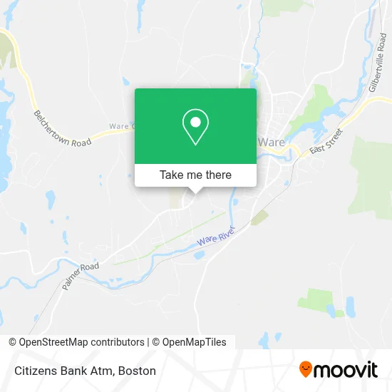 Citizens Bank Atm map