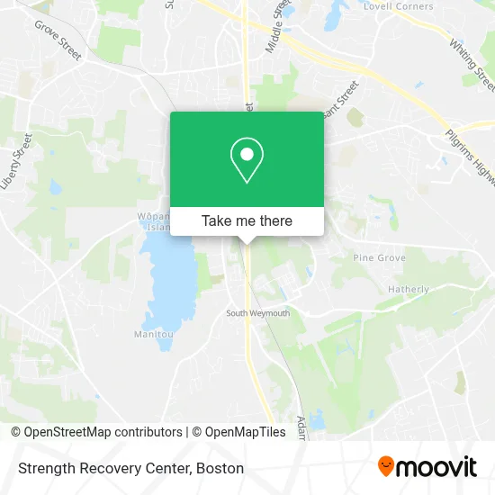 Strength Recovery Center map