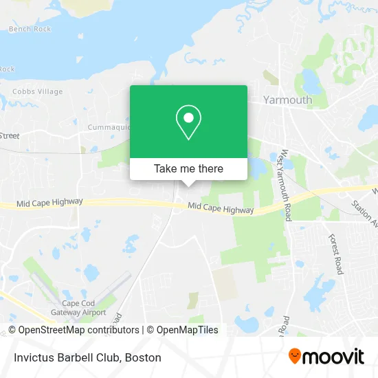 Invictus Barbell Club map
