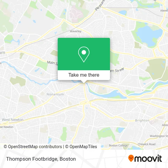 Thompson Footbridge map