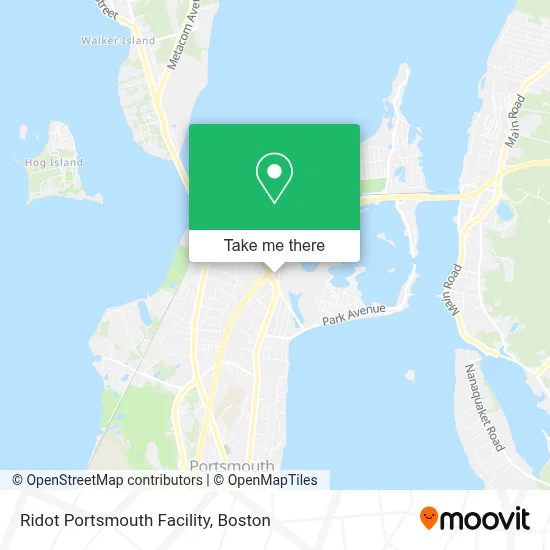 Ridot Portsmouth Facility map