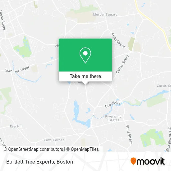 Bartlett Tree Experts map