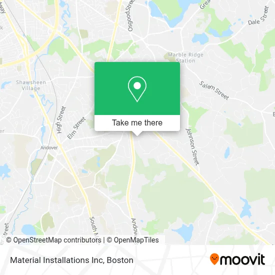 Material Installations Inc map