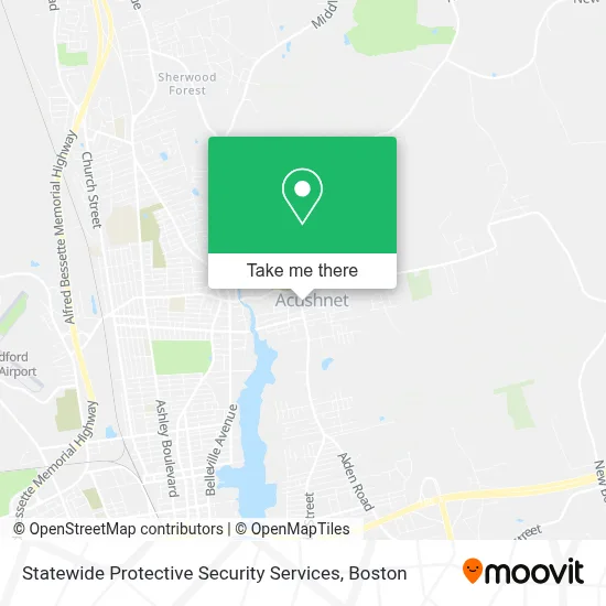 Statewide Protective Security Services map