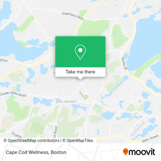 Cape Cod Wellness map
